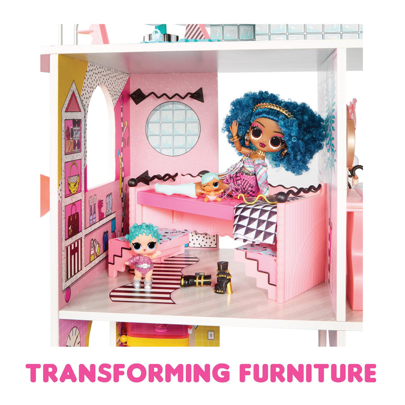 L.O.L. Surprise OMG Fashion House Playset with 85+ Surprises for Kids Ages 4+