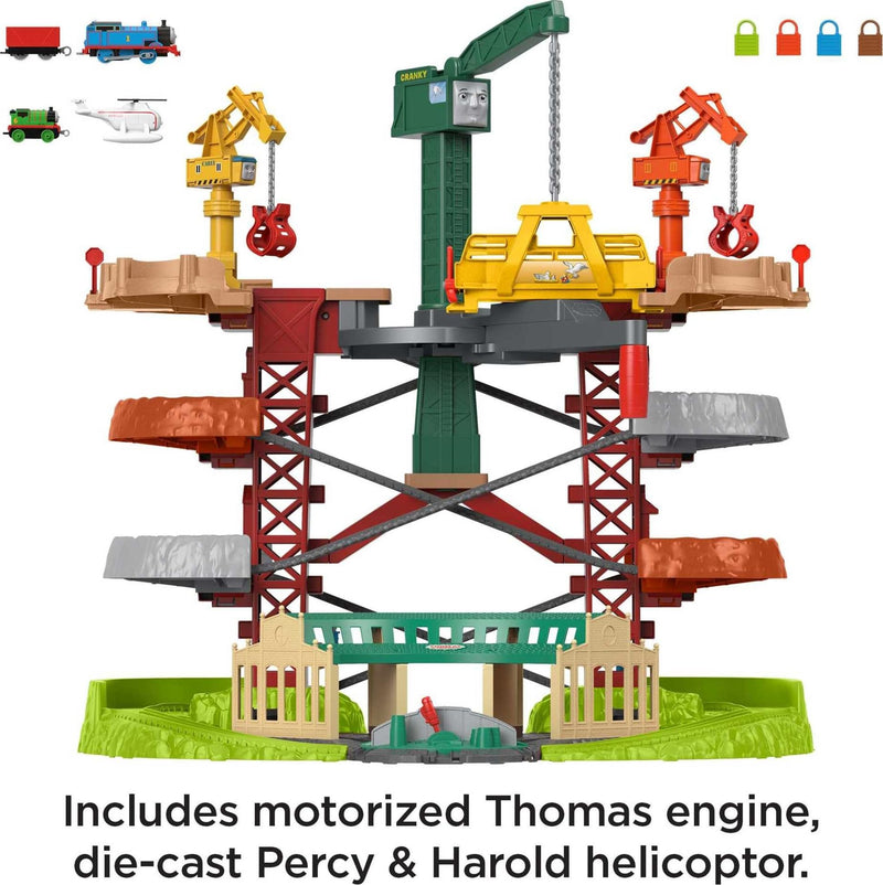 Thomas & Friends Fisher-Price Trains & Cranes Super Tower Track Set