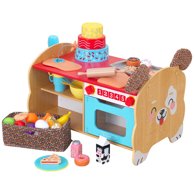 18 Inch Foody Friends Deluxe Baking Fun Puppy Activity Centre with 42 Accessories 