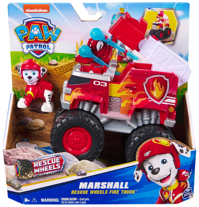 PAW Patrol Rescue Wheels Marshall's Fire Engine for Boys & Girls Ages 3+