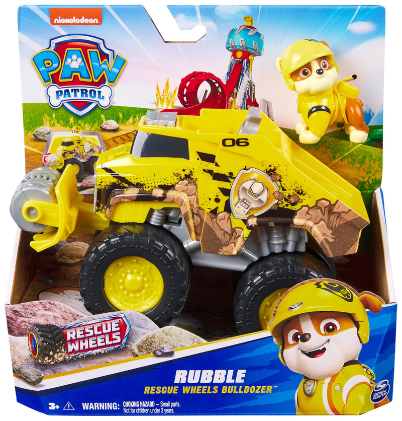 PAW Patrol Rescue Wheels Rubble's Bulldozer for Boys & Girls Ages 3+