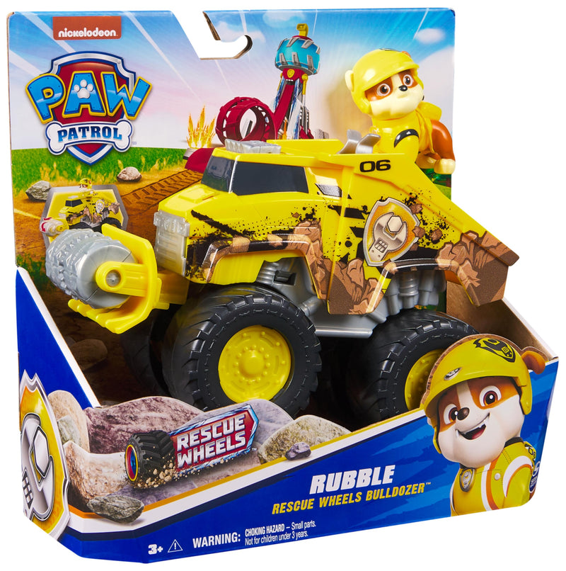 PAW Patrol Rescue Wheels Rubble's Bulldozer for Boys & Girls Ages 3+