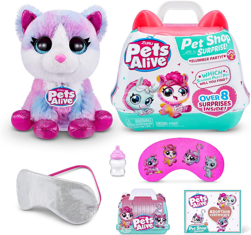 Pets Alive Pet Shop Surprise Series 2 Slumber Party Interactive Toy 