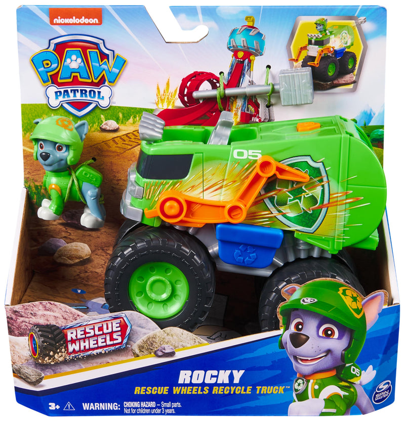 PAW Patrol: Rescue Wheels Rocky's Recycle Truck for Boys & Girls Ages 3+