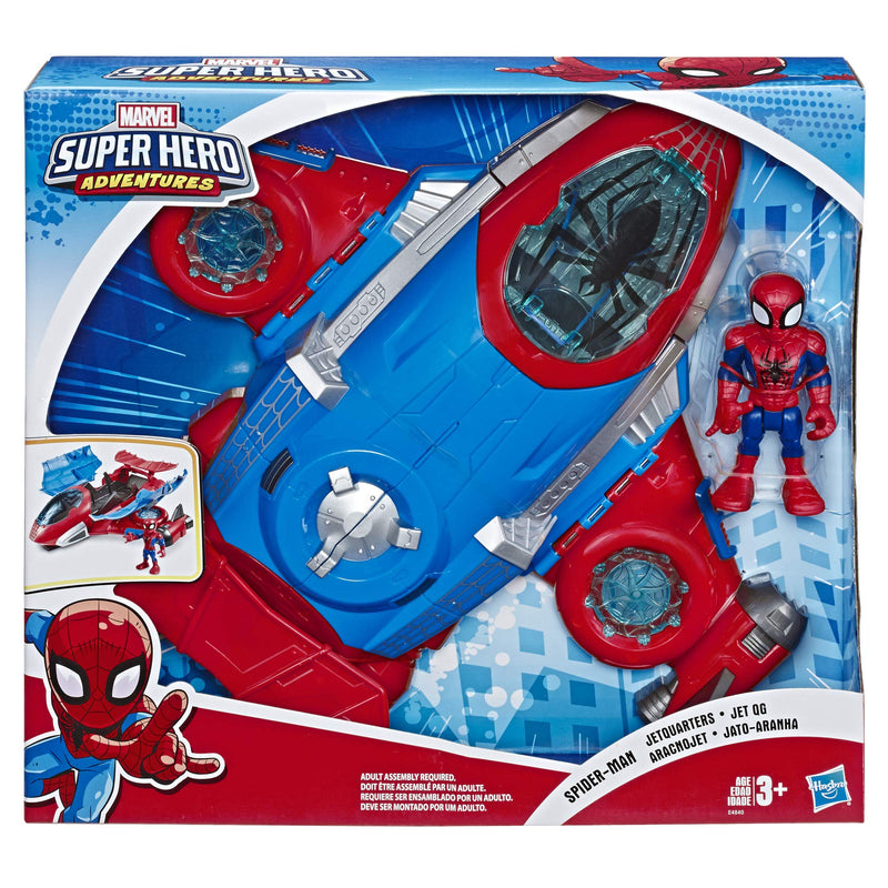 Playskool Heroes Marvel Spider-Man Jetquarters For Kids Ages 3 And Up