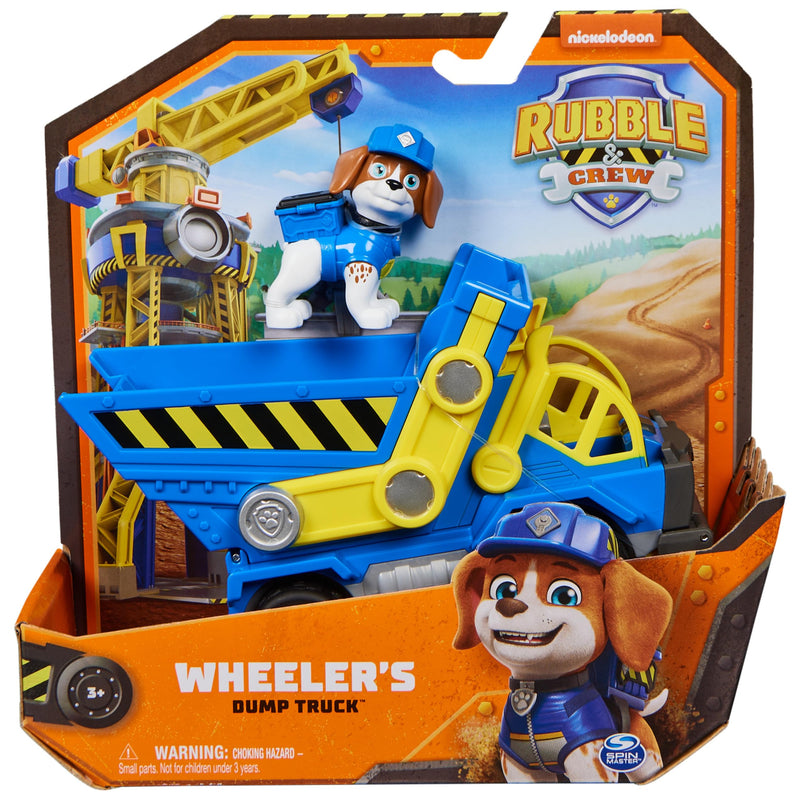 Rubble & Crew Wheeler's Dump Truck Set Toys for Ages 3 and Up