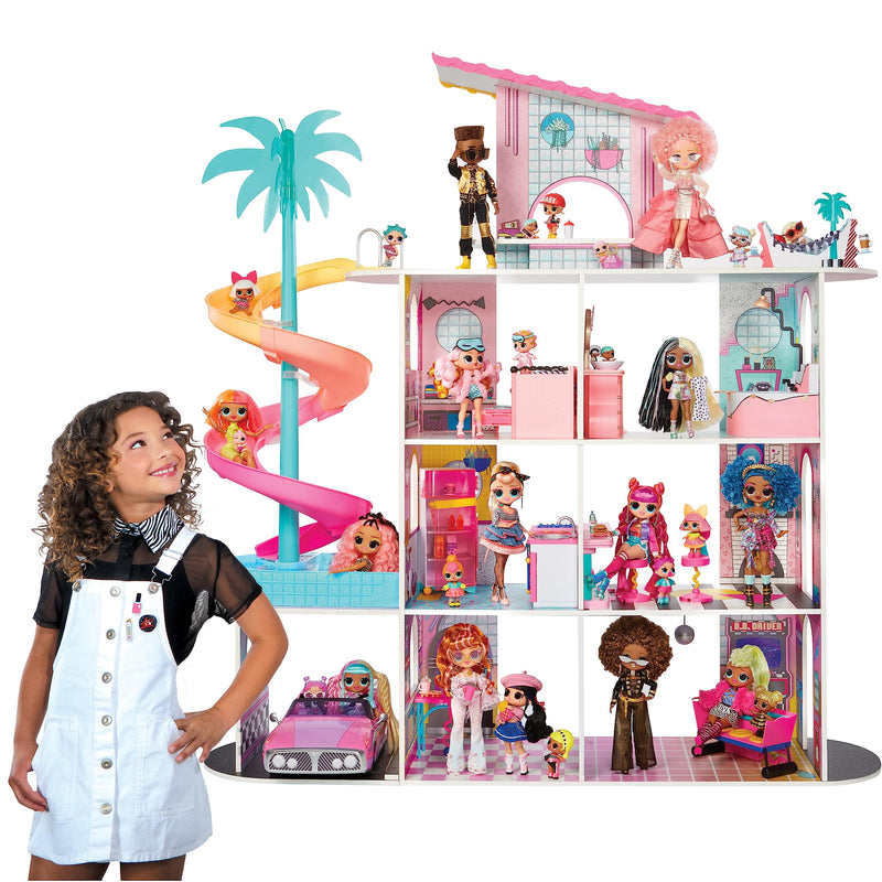 L.O.L. Surprise OMG Fashion House Playset with 85+ Surprises for Kids Ages 4+