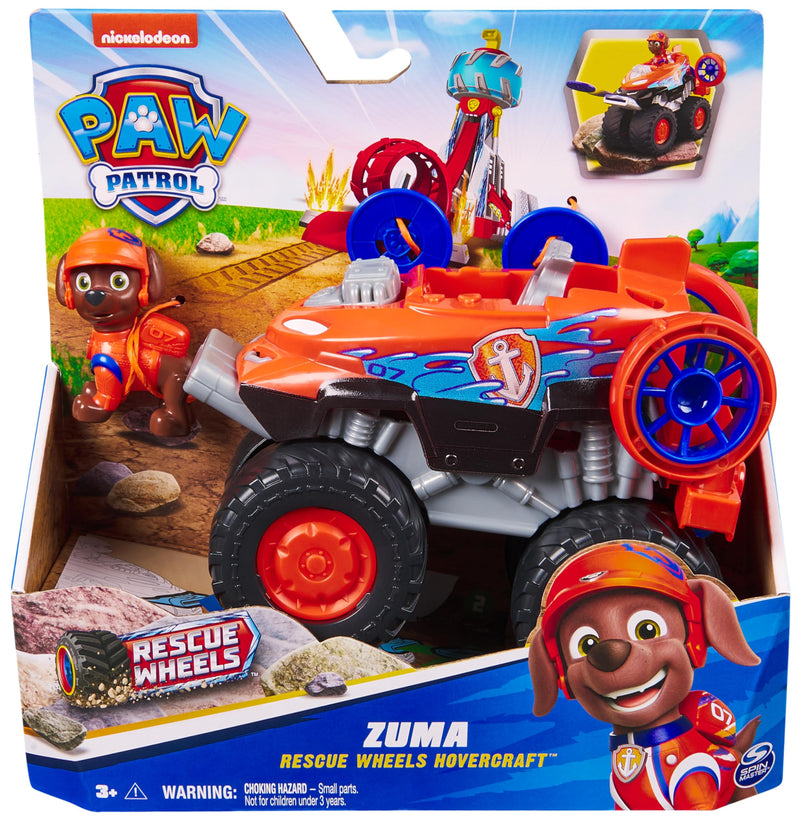 PAW Patrol: Rescue Wheels Zuma's Hovercraft Vehicle for Boys & Girls Ages 3+