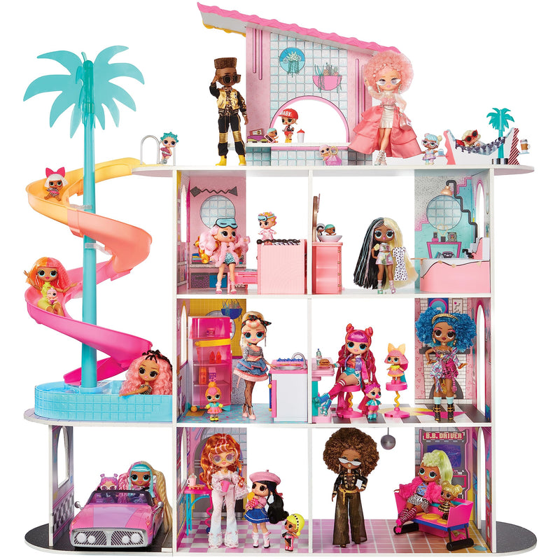 L.O.L. Surprise OMG Fashion House Playset with 85+ Surprises for Kids Ages 4+