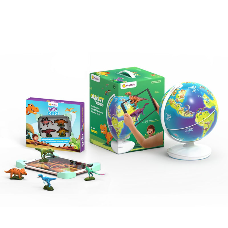 Playshifu Dino Bundle - Orboot Dinos and Tacto Dino (4+ Years)