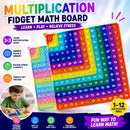 Multiplication Pop It Fidget Board for Kids | Educational Maths Sensory Toy