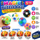 Rainbow Puzzle Ball Fidget Toy – Colour Matching Brain Teaser Sensory Game