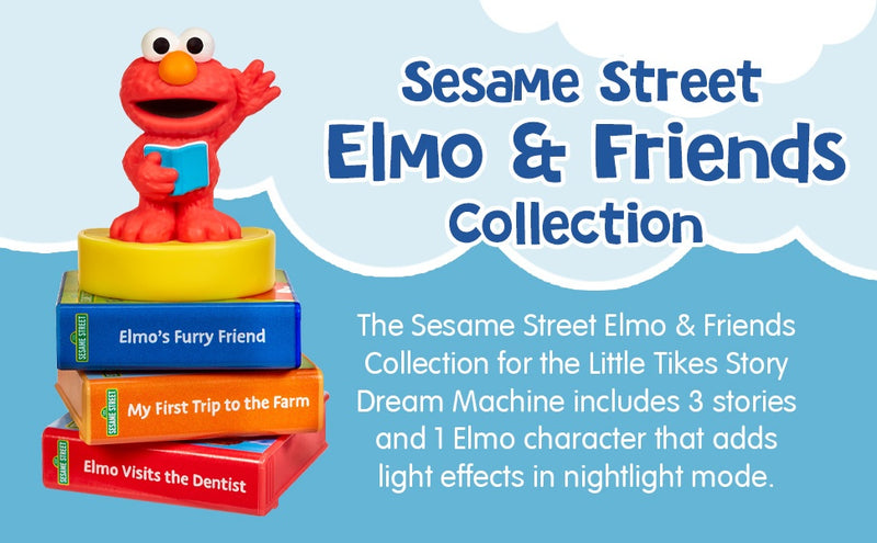 Little Tikes Story Dream Sesame Street Elmo & Friends Set + Free Activity Book