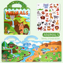 Reusable Sticker Busy Book for Kids – Portable Quiet Activity Book
