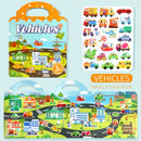 Reusable Sticker Busy Book for Kids – Portable Quiet Activity Book