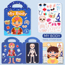 Reusable Sticker Busy Book for Kids – Portable Quiet Activity Book