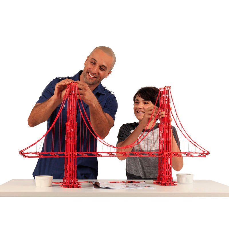 K'NEX 40 Inch Long (102Cm) Architecture Golden Gate Bridge Building Set (9+ Years)