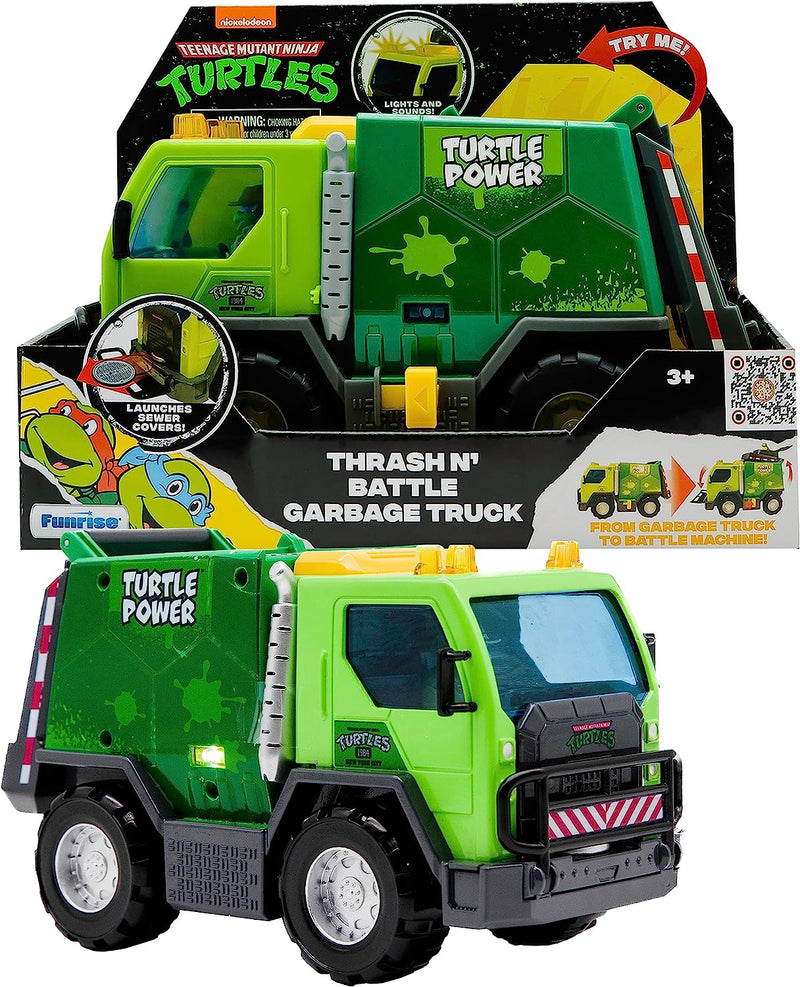 Teenage Mutant Ninja Turtles Mayhem Thrash N' Battle Garbage Truck 