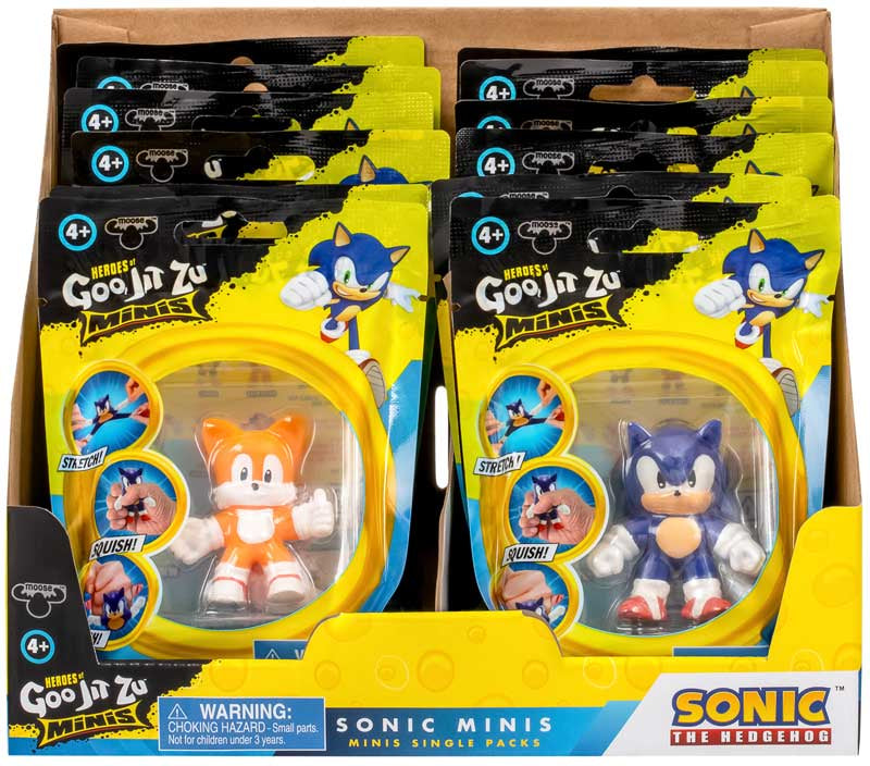 HEROES OF GOO JIT ZU SONIC THE HEDGEHOG MINIS ASSORTED