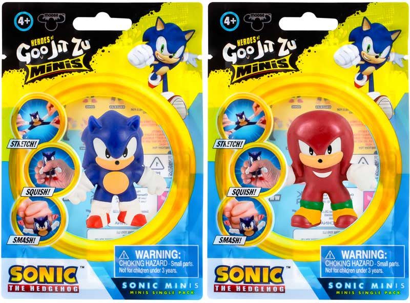 HEROES OF GOO JIT ZU SONIC THE HEDGEHOG MINIS ASSORTED