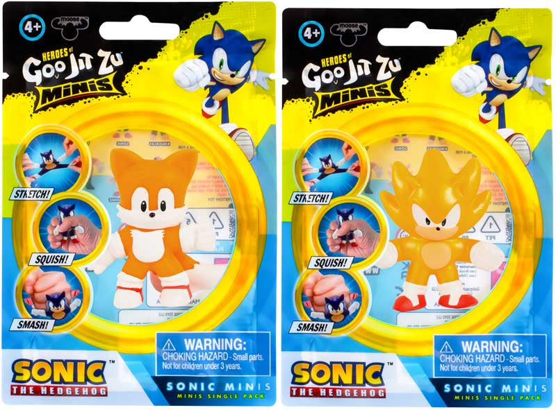 HEROES OF GOO JIT ZU SONIC THE HEDGEHOG MINIS ASSORTED