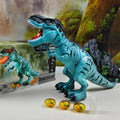 Electric Walking Dinosaur Toy with Spray, Lights & Sound