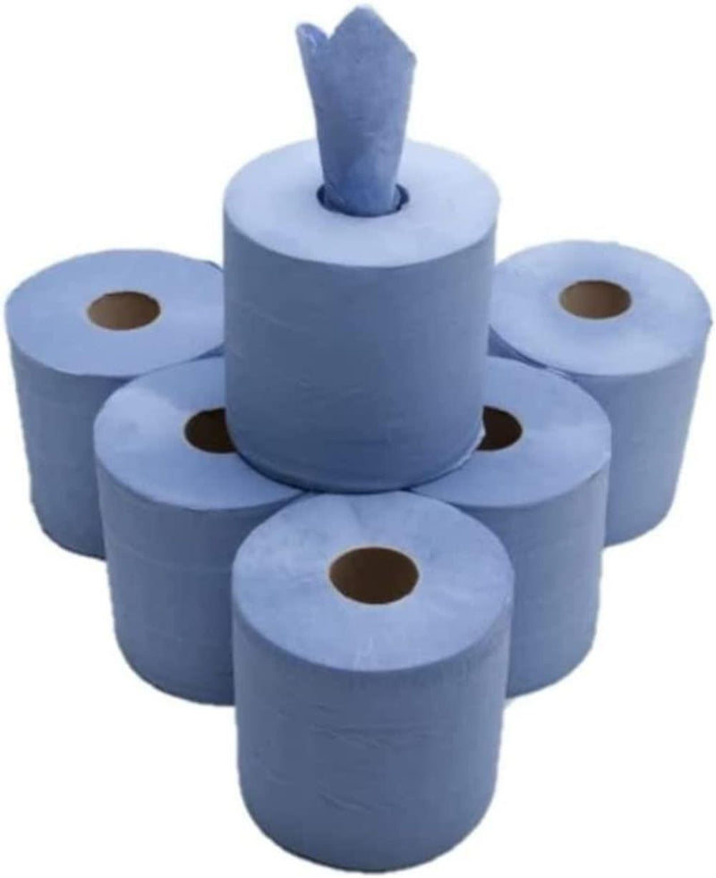 Centrefeed Blue Roll 6