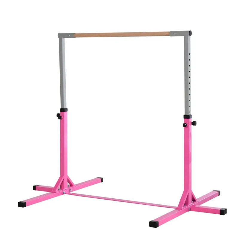 95-145 Hcm Professional Gymnastics Horizontal Bar For Kids Home Gym Fitness