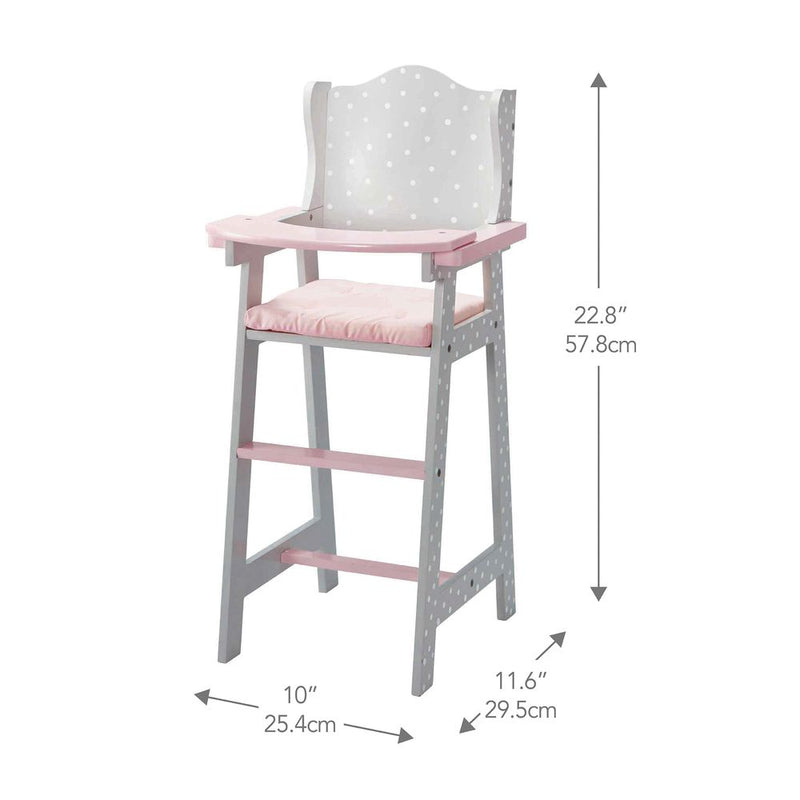 Olivia's Little World Baby Doll High Chair Doll Furniture Accessories