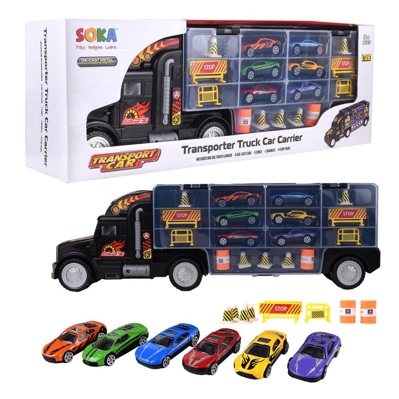 Kids Transporter Truck Playset