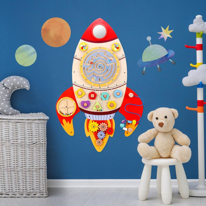 Soka Wooden Toy Deco for Children -Rocket