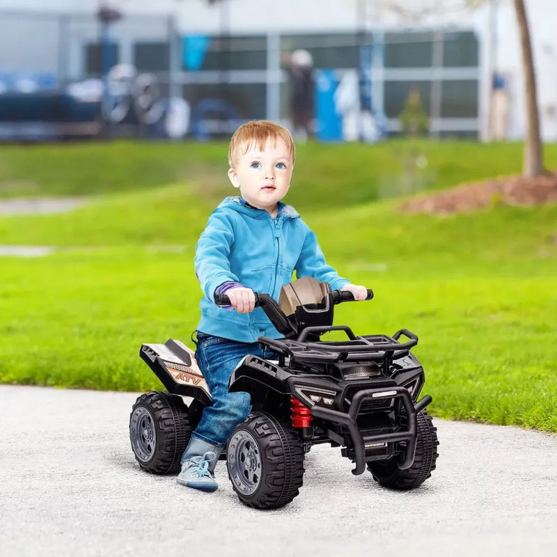 Kids Ride-on Four Wheeler ATV Car with Music for 18-36 months Black