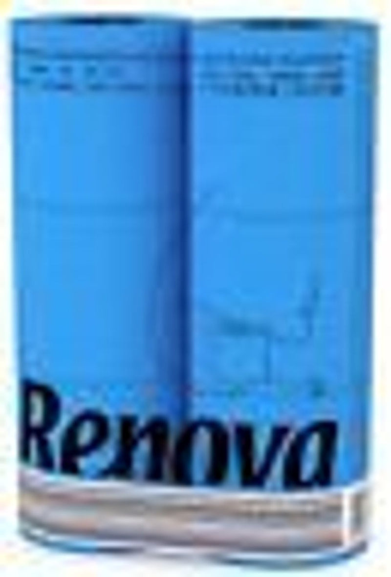 RENOVA TOILET ROLL BLUE (6 PACK) x 4