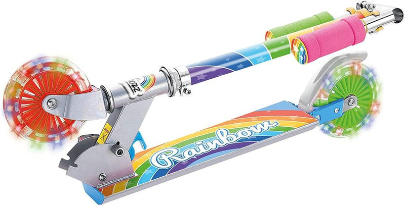 Ozbozz Rainbow Scooter with Flashing Wheels SV20891