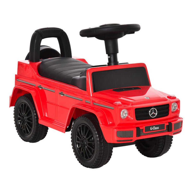 Benz G350 Kids Ride on Sliding Car w/ Under Seat Storage No Power Red