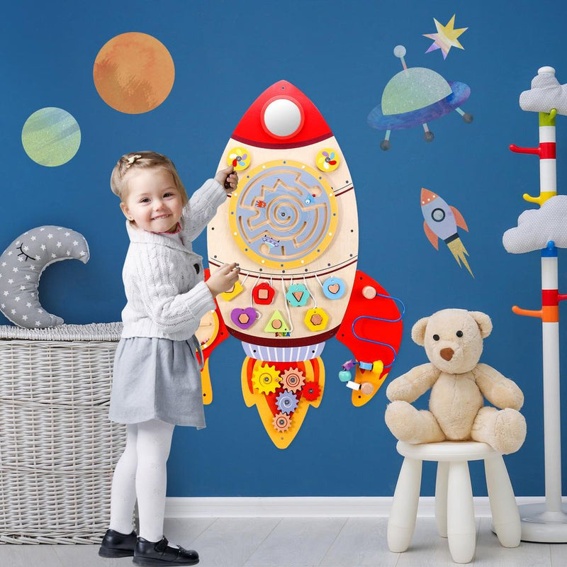 Soka Wooden Toy Deco for Children -Rocket