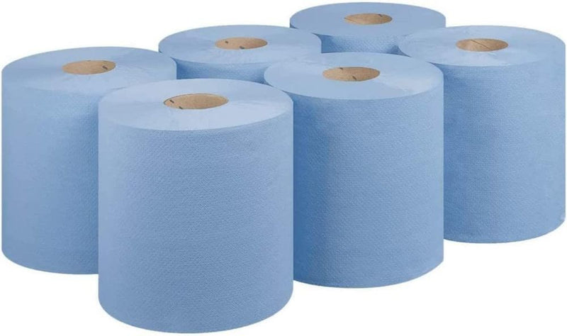 Centrefeed Blue Roll 6