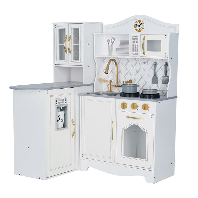 Little Chef Marseille Retro Play Kitchen White Playset