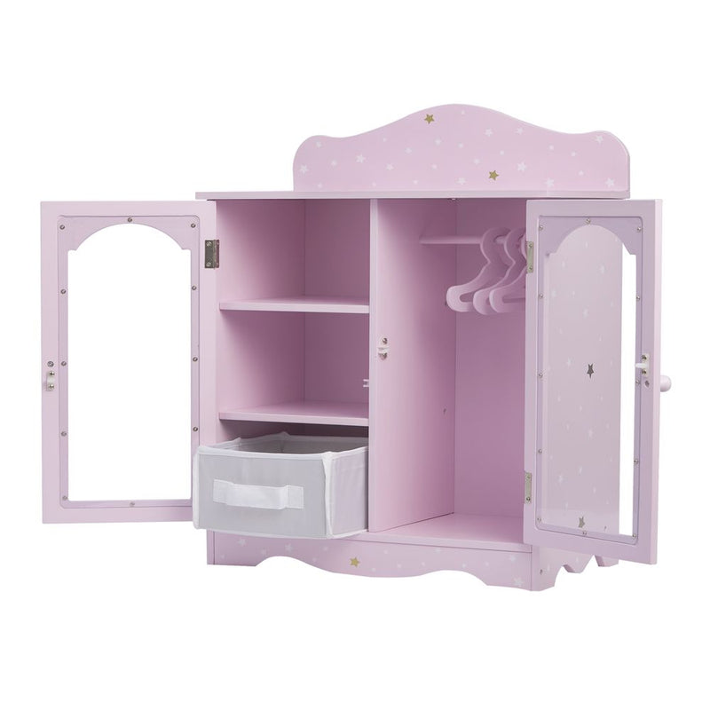 Olivia's Little World 18 Inch Doll Closet Doll Furniture With Hangers