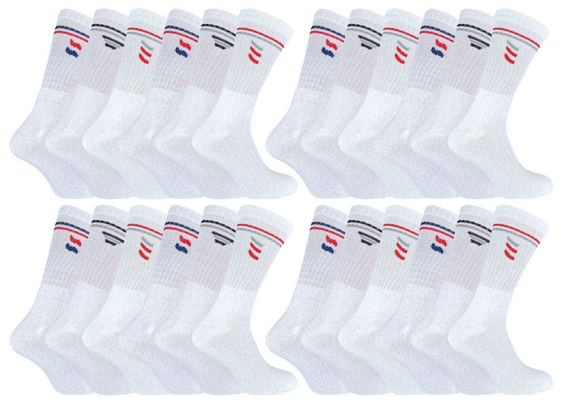 24 Pairs Mens 019 Classic Sport Socks