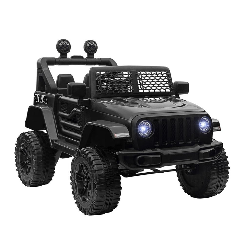 12V Kids Electric Ride On Car Truck Off-road Toy Remote Control Black