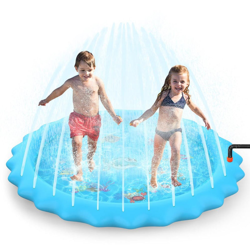 SOKA 168cm Round Inflatable Sprinkler Splash Pad Play Mat