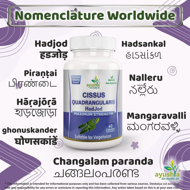 Cissus Quadrangularis (HadJod) Capsule