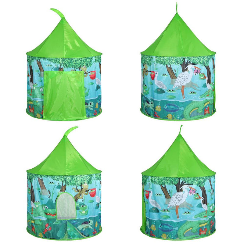 SOKA Jungle Play Tent Portable Foldable Green Pop Up Garden Playhouse Tent