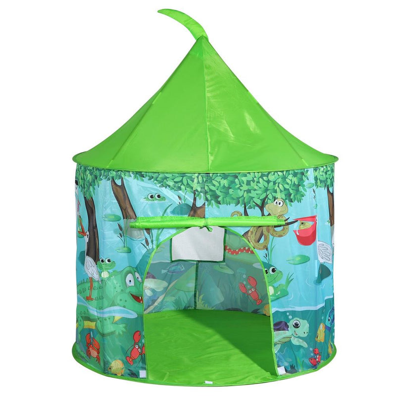 SOKA Jungle Play Tent Portable Foldable Green Pop Up Garden Playhouse Tent