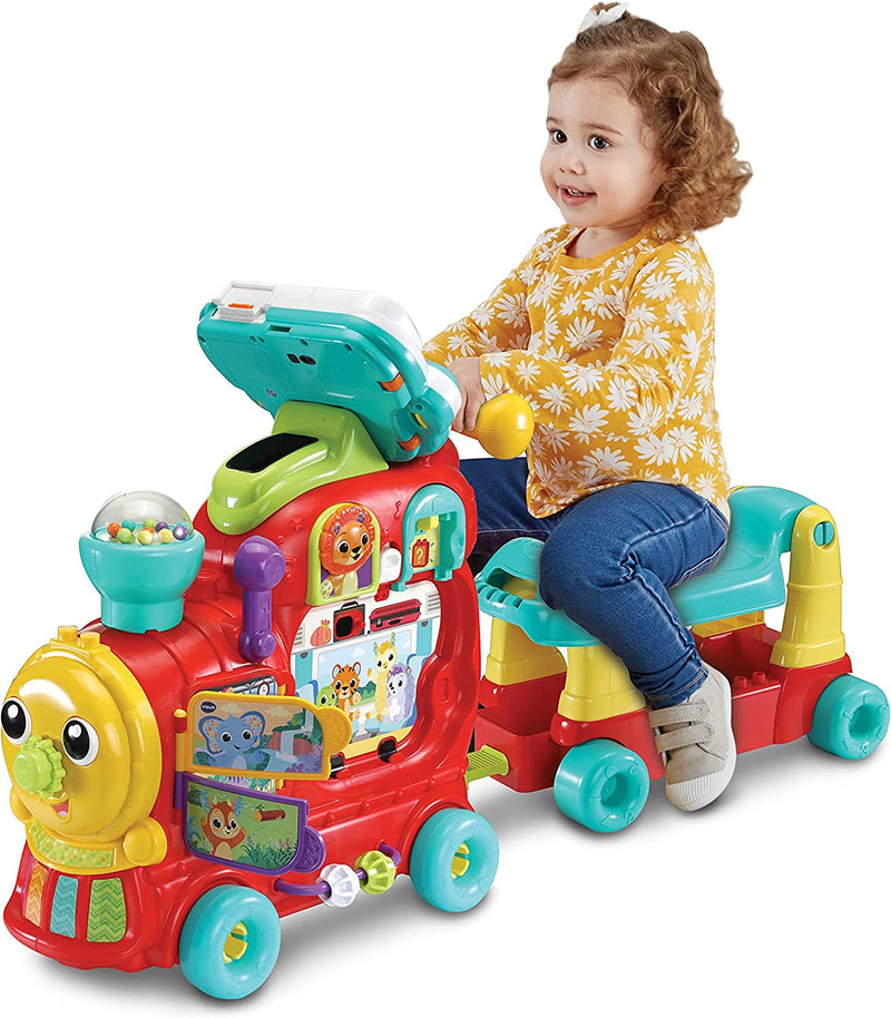 Vtech Baby 4-In-1 Alphabet Train Baby Walker with Lights and Sounds