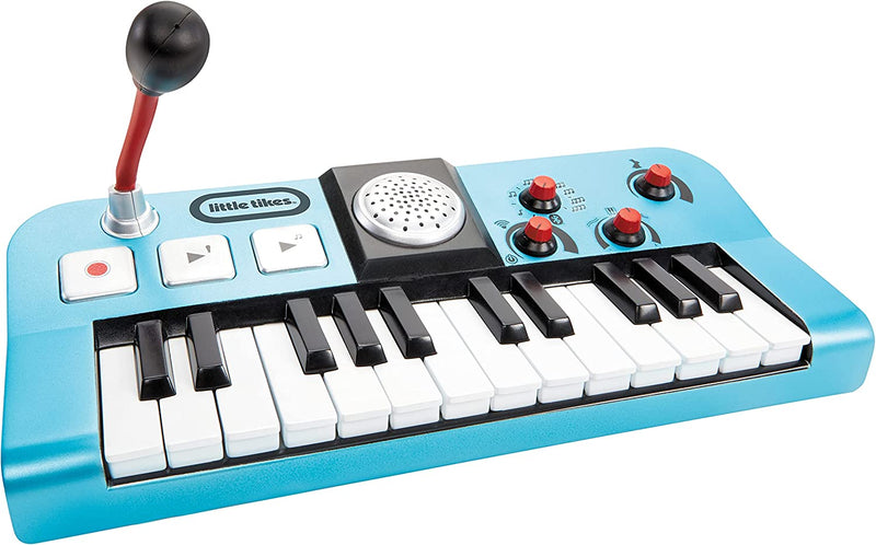 Little Tikes My Real Jam Keyboard - Toy Keyboard with Microphone & Case 