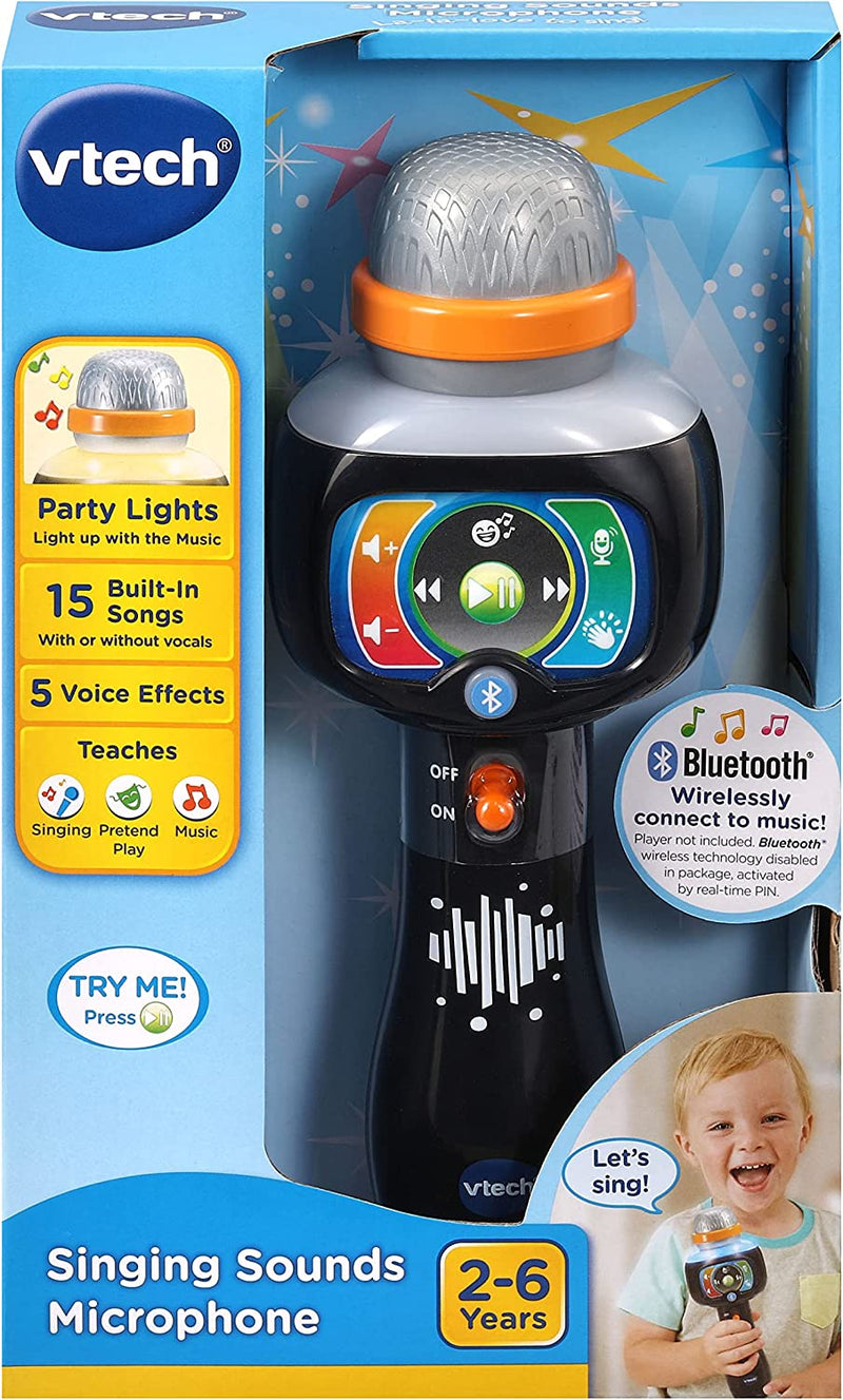 Vtech Singing Sounds Microphone Musical Toddler Toy with Sound Effects & Music