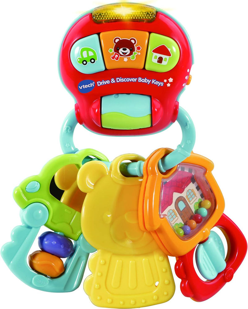 Vtech Drive & Discover Keys Rattle Toy with Sounds and Phrases