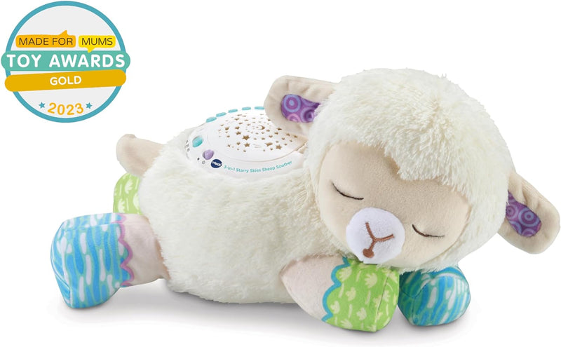 Vtech Baby 3-In-1 Starry Skies Sheep Soother Soft Toy for Babies 